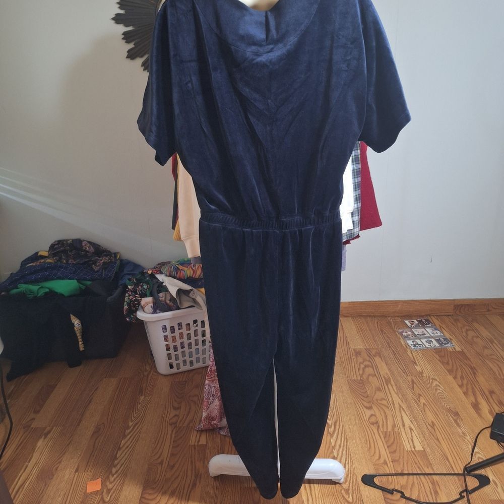 Anthropologie Midnight Blue Jumpsuit - Picture 4 of 8